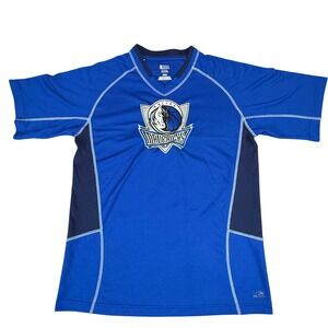 Dallas Mavericks NBA LS Athletic TX3 COOL Shirt Sz M Texas Basketball Mens